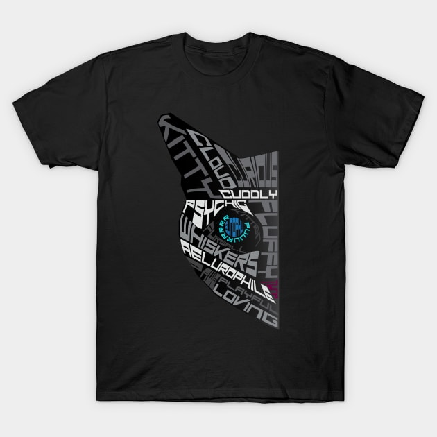 Psytrance Cat Robot Dark Techno T-Shirt by shirtontour